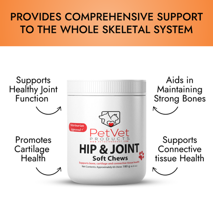 Pet Vet Products® Hip & Joint Soft Chews for Dogs - 60 Count product feature image 3 of 6