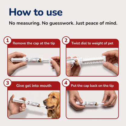 Imagen de características de PetVet Medic® Jeringa de carbón activado para perros y gatos - 30 mL, 5 de 14