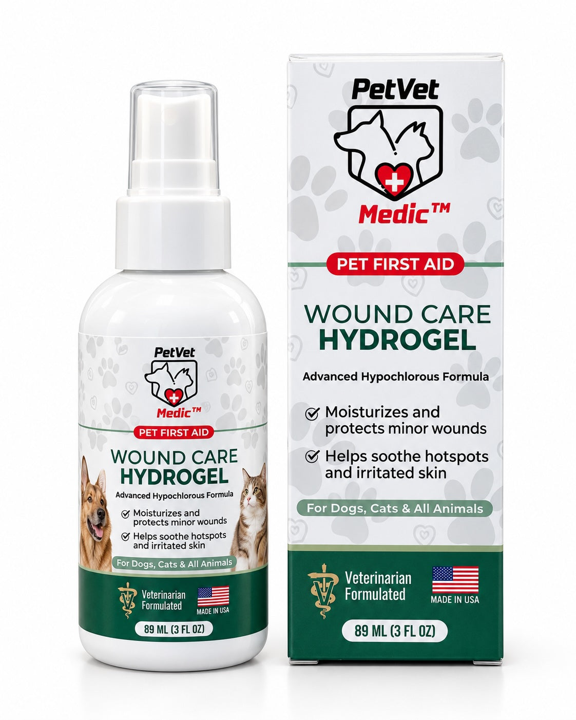Imagen del producto PetVet Medic® Hidrogel para heridas de perros y gatos - 3 oz