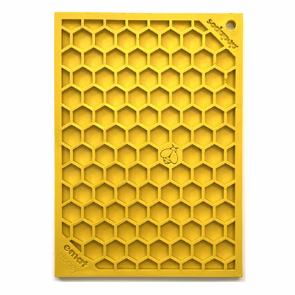 Alfombrilla para lamer Honeycomb eMat de SodaPup para perros y gatos