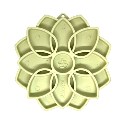 Shallow Slow-Feeder Dog Bowl - Mandala