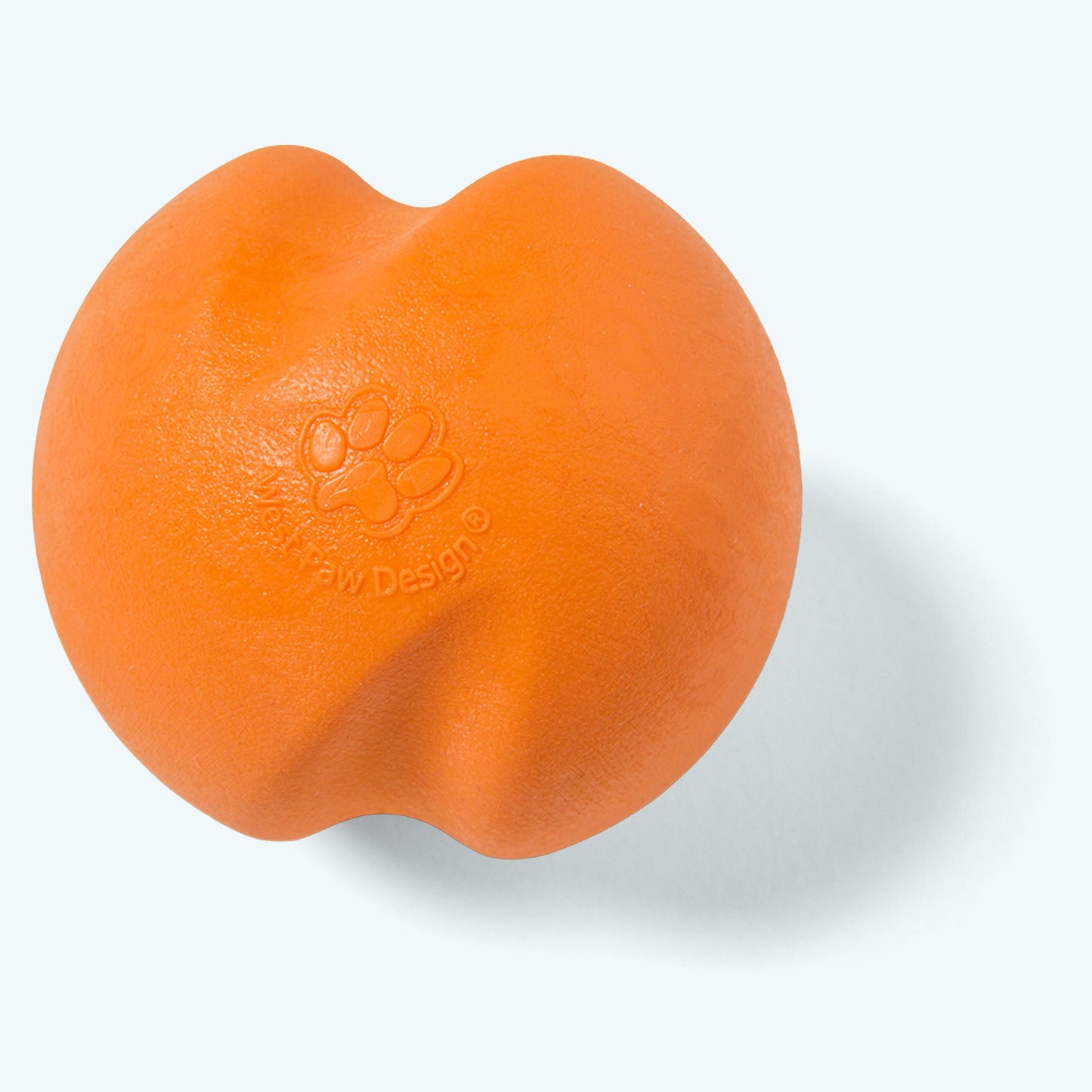 Additional view of the small West Paw Jive dog ball