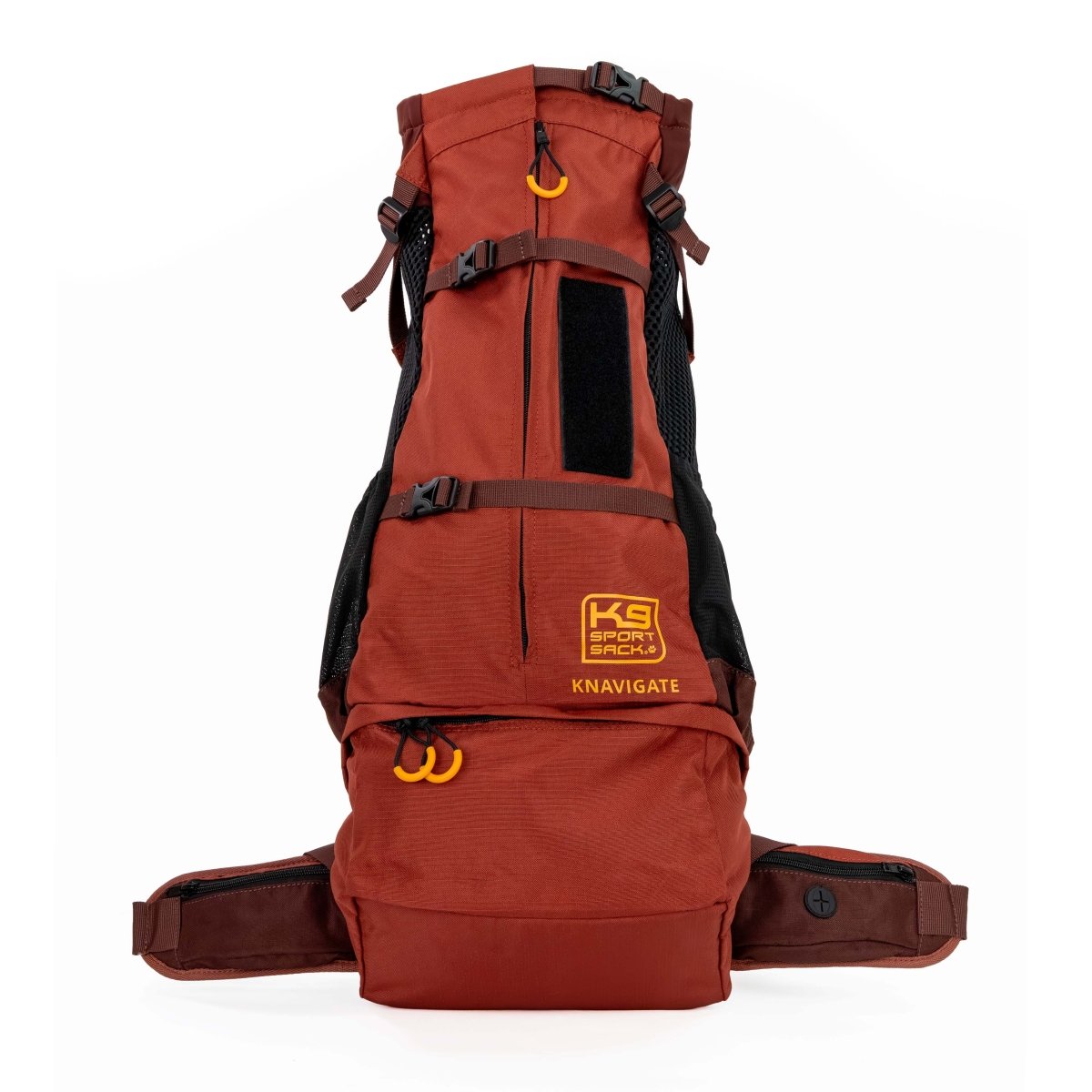 Additional view of the Dune Red K9 Sport Sack Knavigate dog carrier backpack