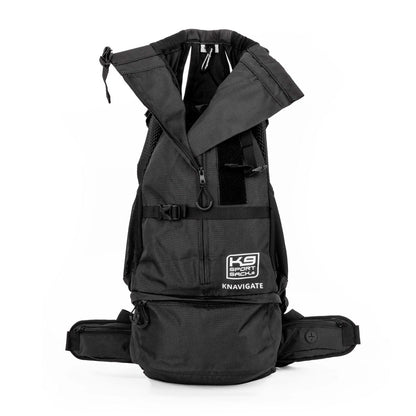 Additional view of the Midnight Black K9 Sport Sack Knavigate dog carrier backpack