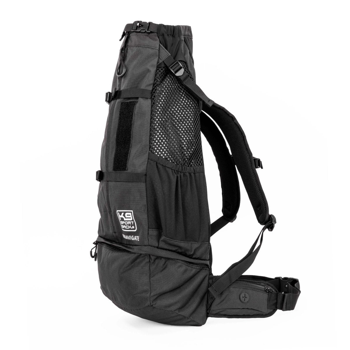 Midnight Black K9 Sport Sack Knavigate dog carrier backpack