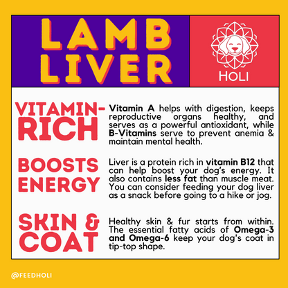 Freeze-Dried Lamb Liver Dog Treats
