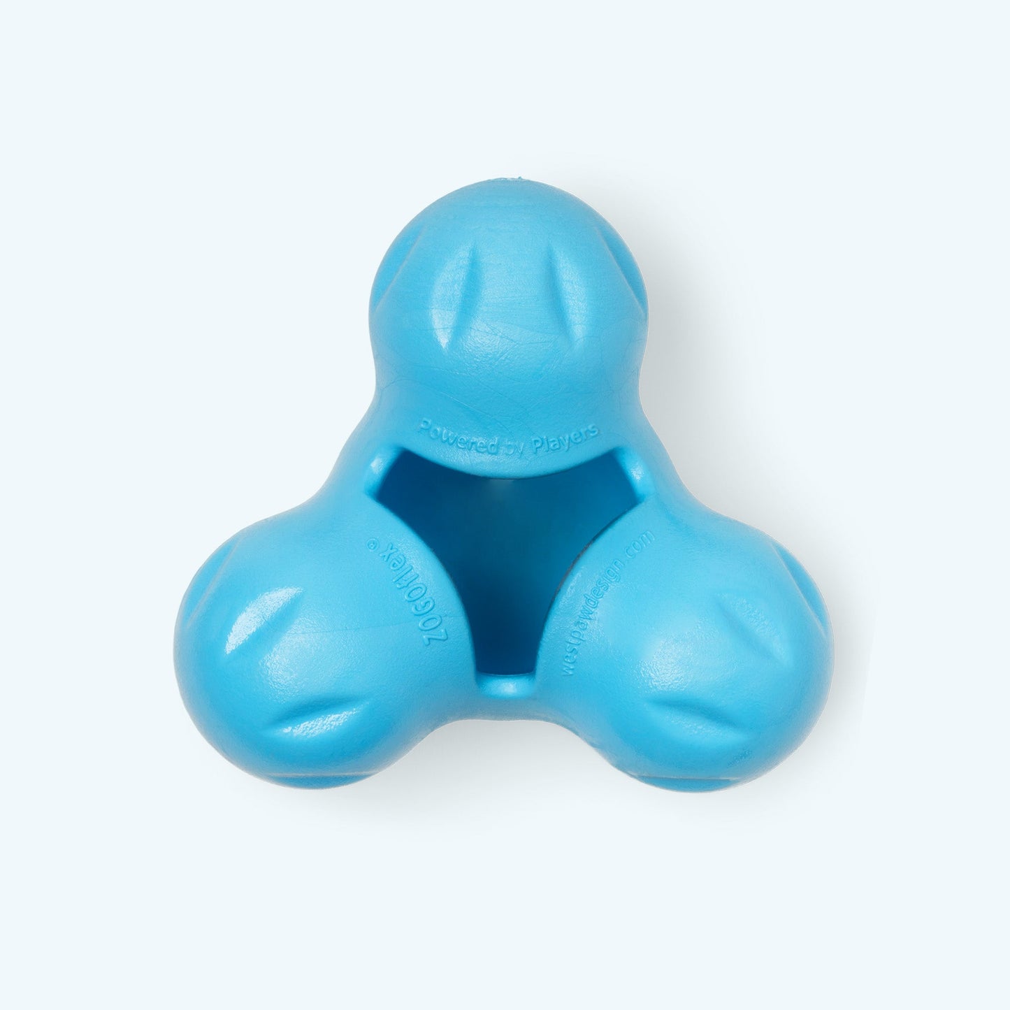 Additional view of the large West Paw Tux dog enrichment toy