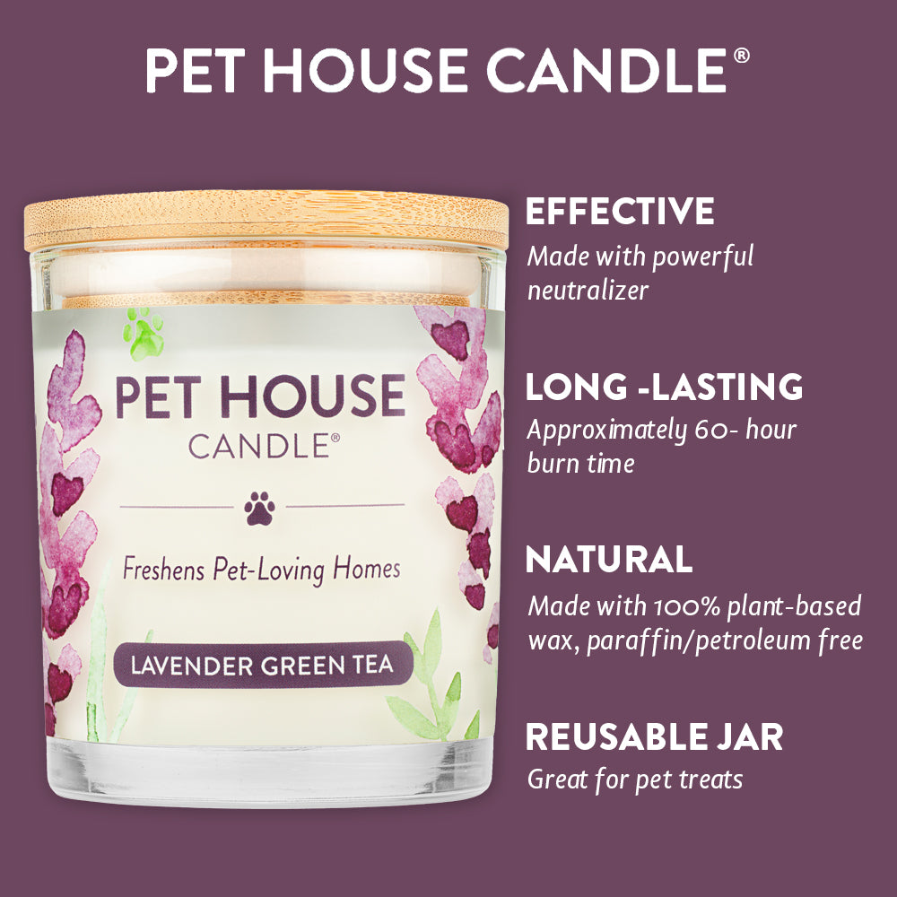 Additional view of Lavender Green Tea Candle — view 3