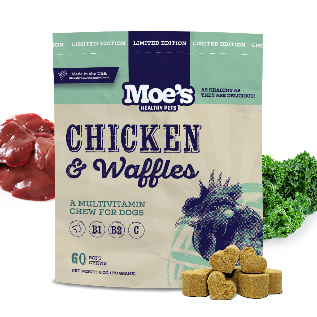 Chicken & Waffles Chews