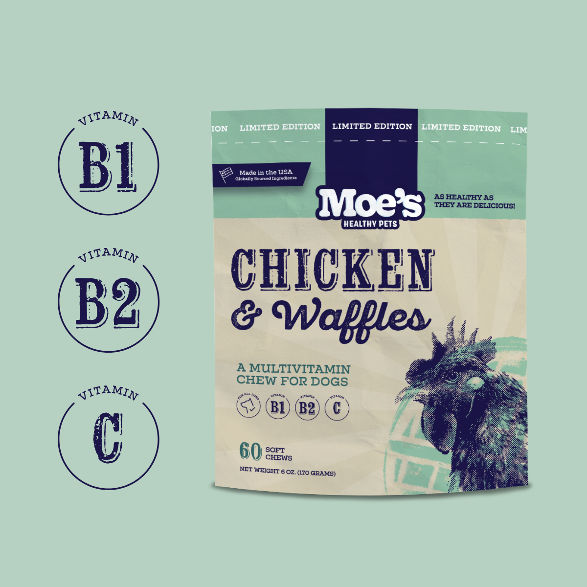 Chicken & Waffles Chews