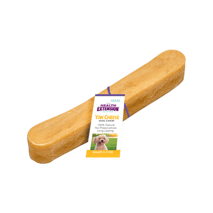 Health Extension Yak Cheese Chew package and chew