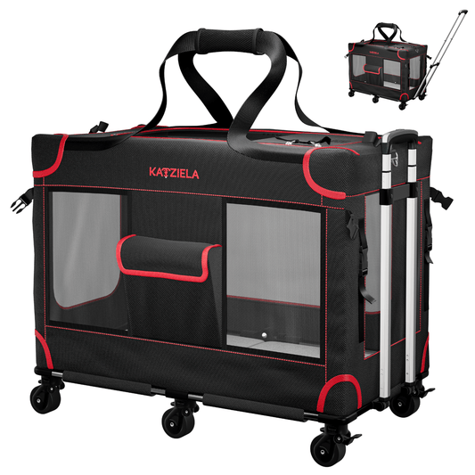 Vista del producto Mega Cruze Rolling Pet Carrier