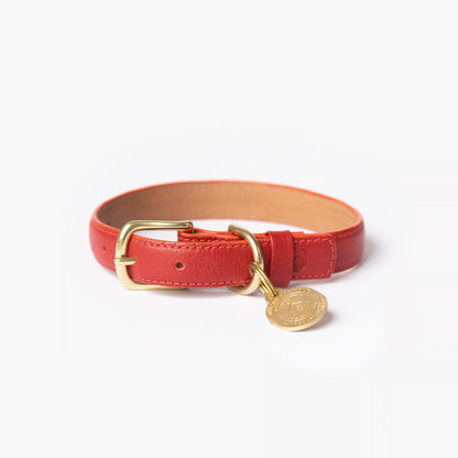 Ramona For You Mars Collar in red leather