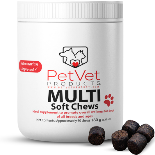 Imagen del producto Pet Vet Products® Premios blandos multifunción para perros - 60 unidades