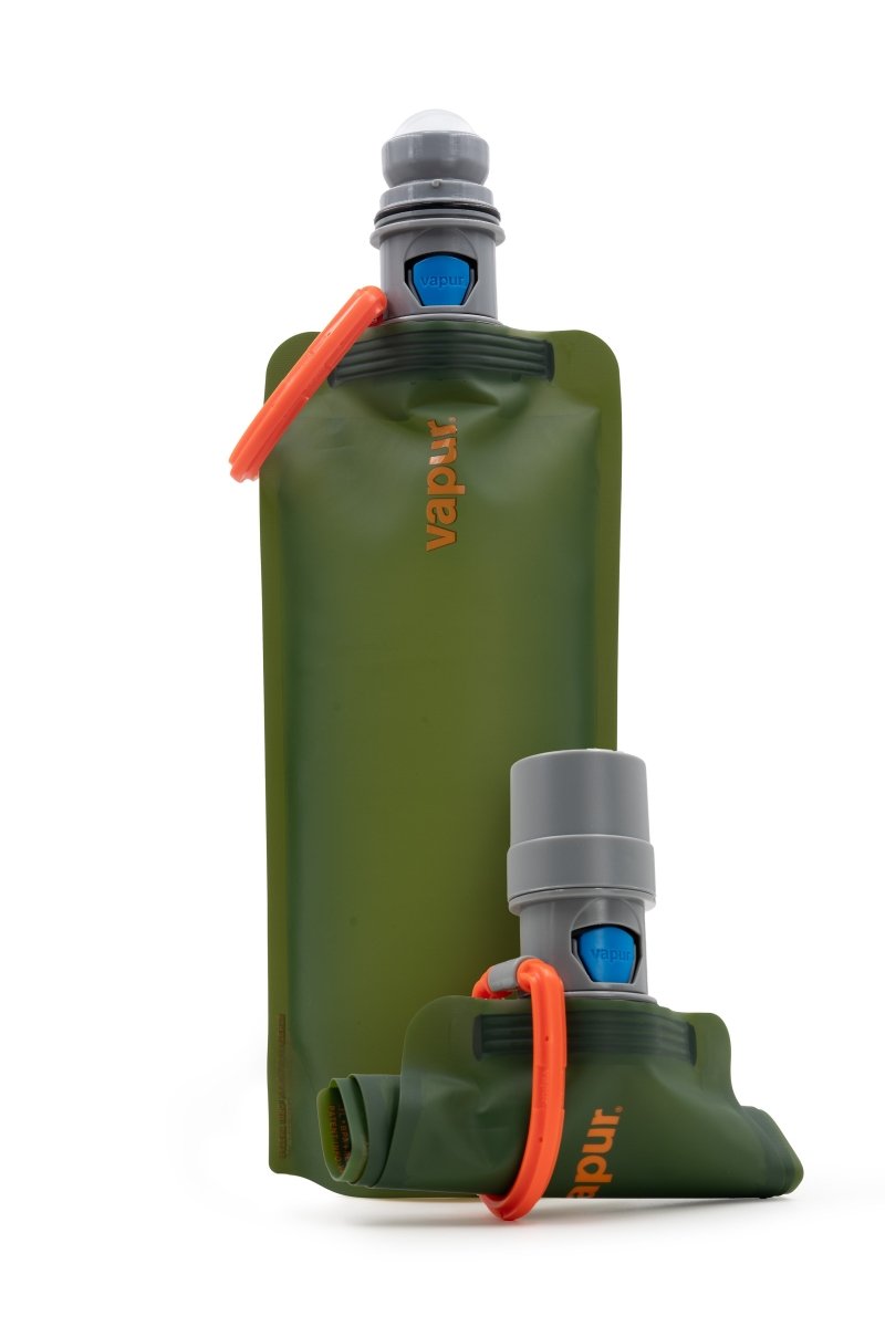 Olive Vapur EZ Lick portable dog water bottle