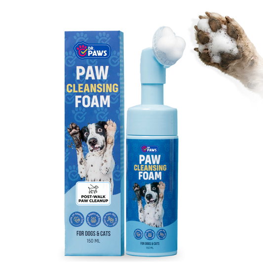 "Paw Cleansing Foam" - Dog Paw Cleaner w/ Built-In Brush Head