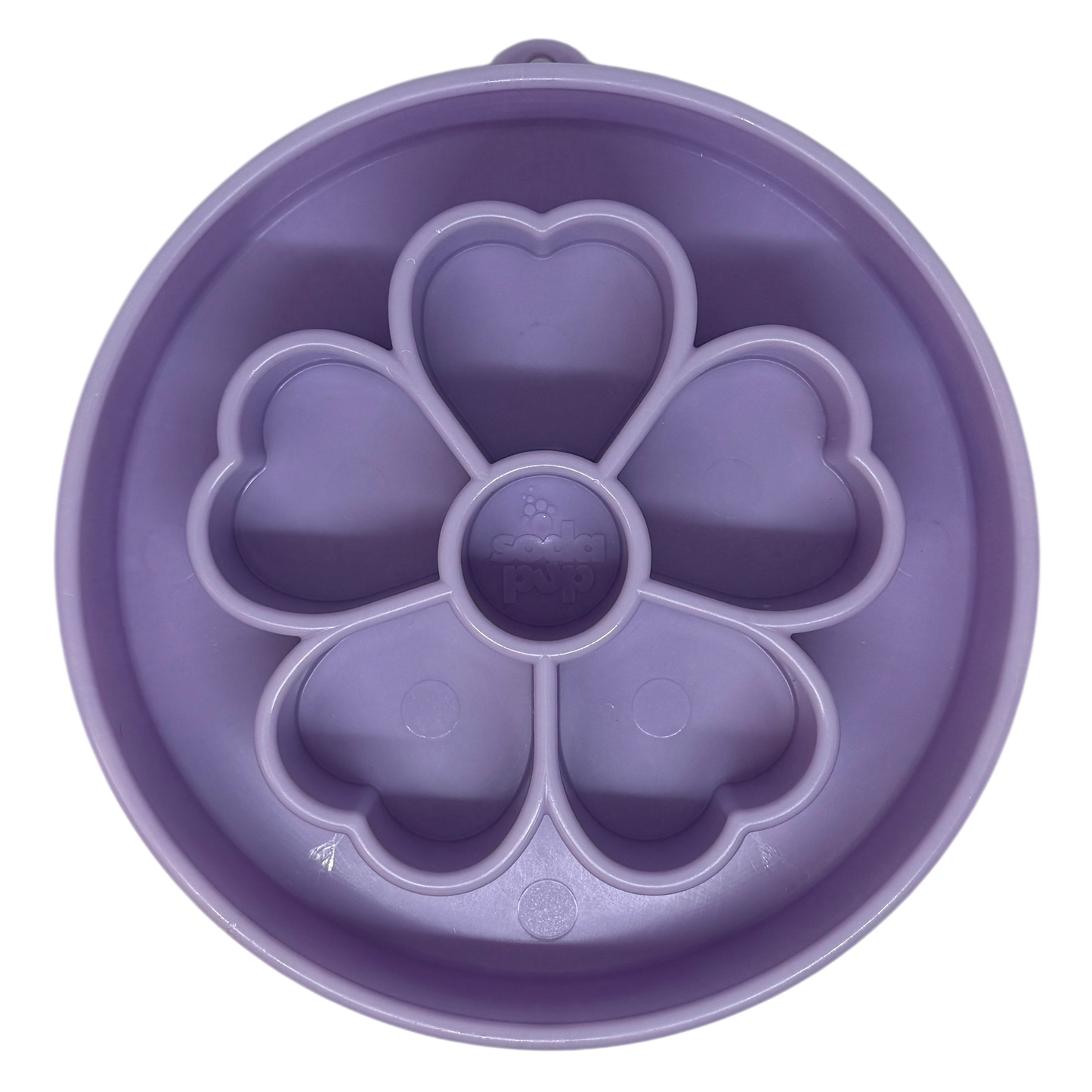 Deep Slow-Feeder Dog Bowl - Flower