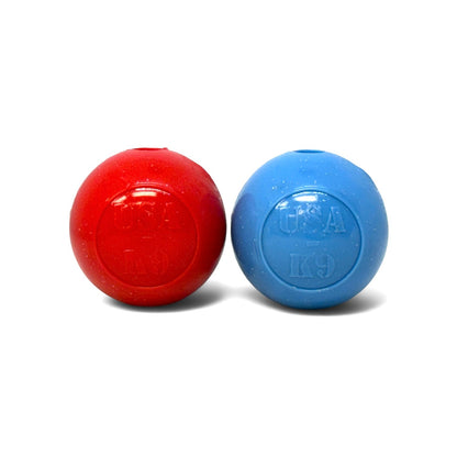 Additional view of Red & Blue Glitter Ball Dog Toy - 2 Pack