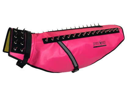 CoyoteVest Protective Dog Vest pink color view
