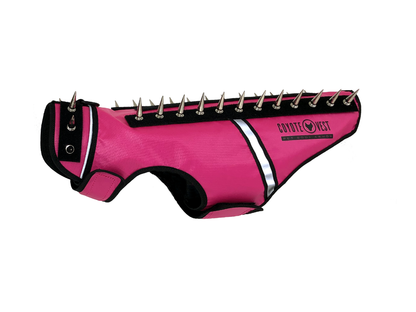 SpikeVest Protective Dog Vest pink view
