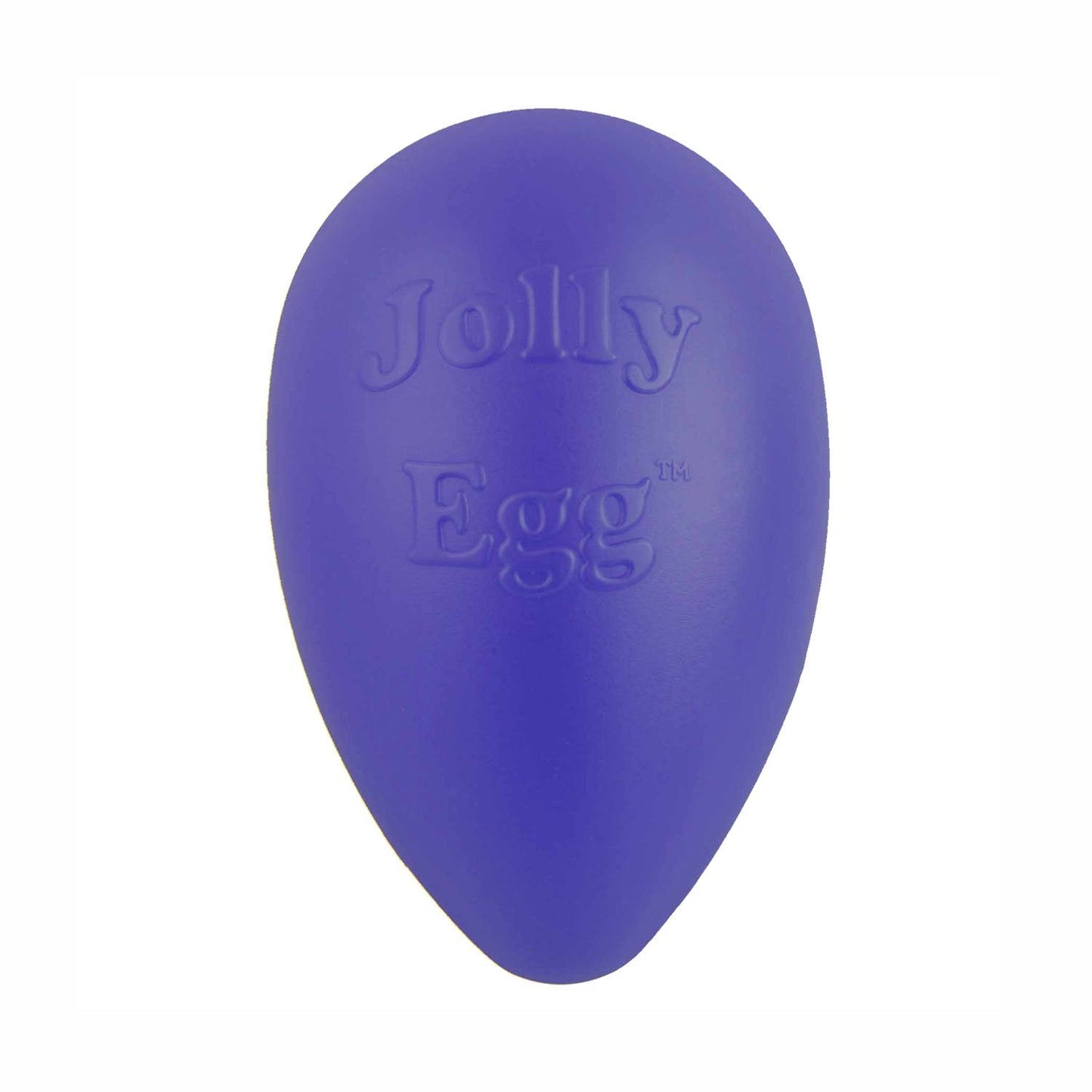Purple Jolly Egg toy on a white background