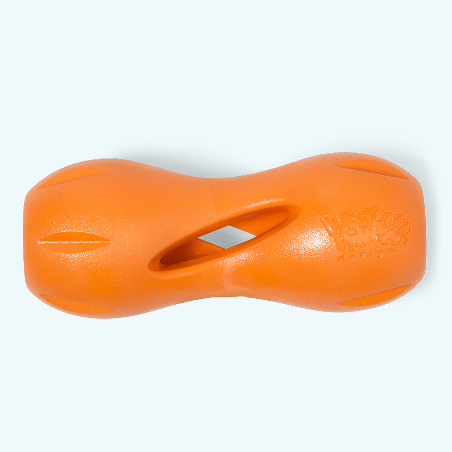 Additional view of the West Paw Qwizl dog enrichment toy