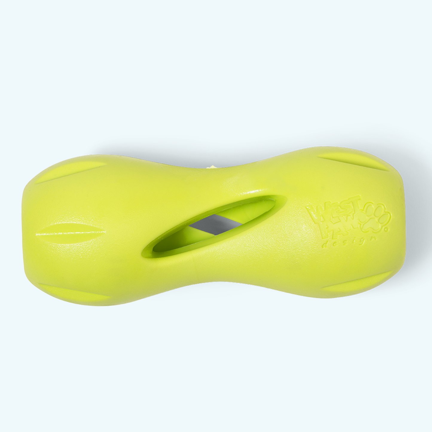 Additional view of the West Paw Qwizl dog enrichment toy