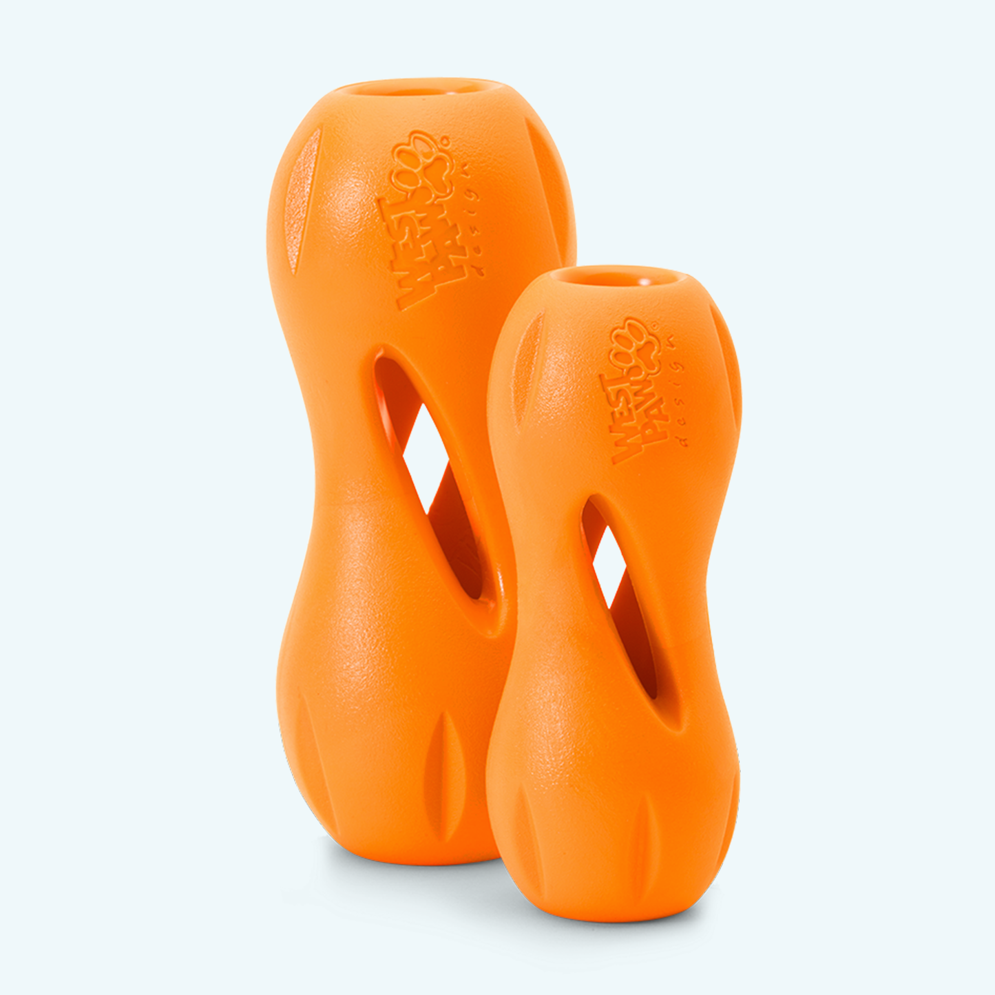 Additional view of the West Paw Qwizl dog enrichment toy