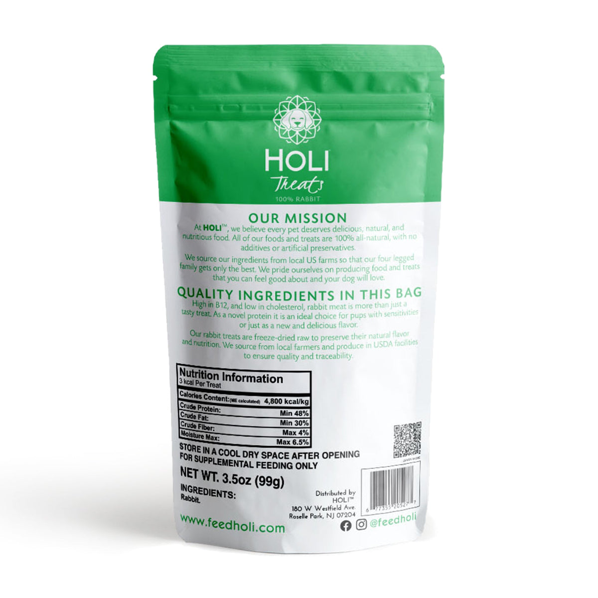 Freeze-Dried Rabbit Dog Treats