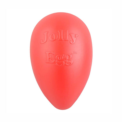 Red Jolly Egg toy on a white background