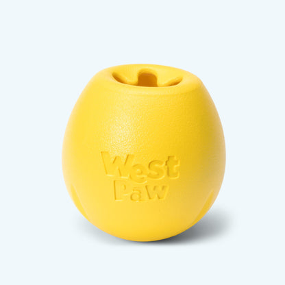 Additional view of the small West Paw Rumbl dog enrichment toy