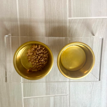 Hiddin gold bowl feeder size comparison