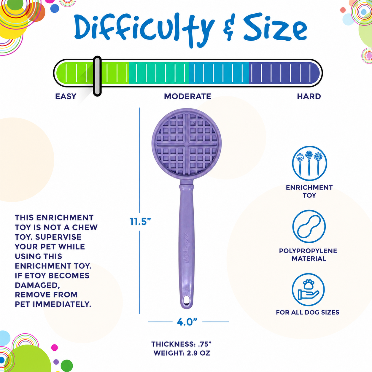 SodaPup eStick handheld enrichment toy product information