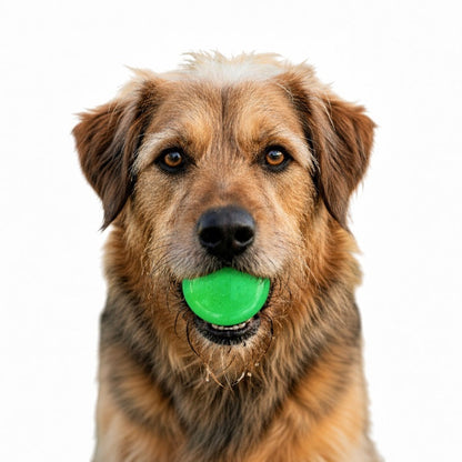 Additional view of Green Glitter Ball Dog Toy - 2 Pack — view 2
