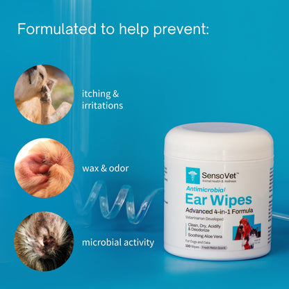 Additional view of Ear Wipes for Dogs & Cats - 100 Wipes — view 3
