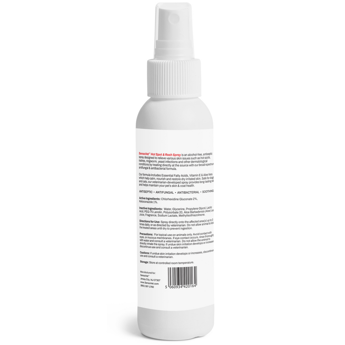 Antiseptic Hot Spot & Rash Spray for Dogs & Cats - 8 oz by SensoVet - product detail image 6