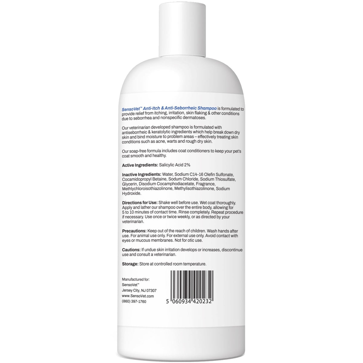 Anti-Seborrheic & Anti-Itch Shampoo for Dogs & Cats - 12 oz by SensoVet - product detail image 6