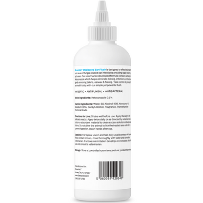 Medicated Ear Flush for Dogs & Cats - 12 oz by SensoVet - product detail image 6