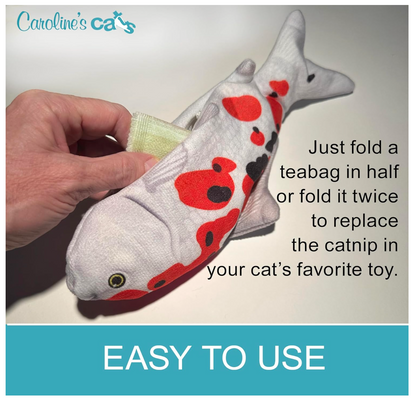Organic Catnip Refill Packets for Cat Toys - 10 Pack product information graphic 4
