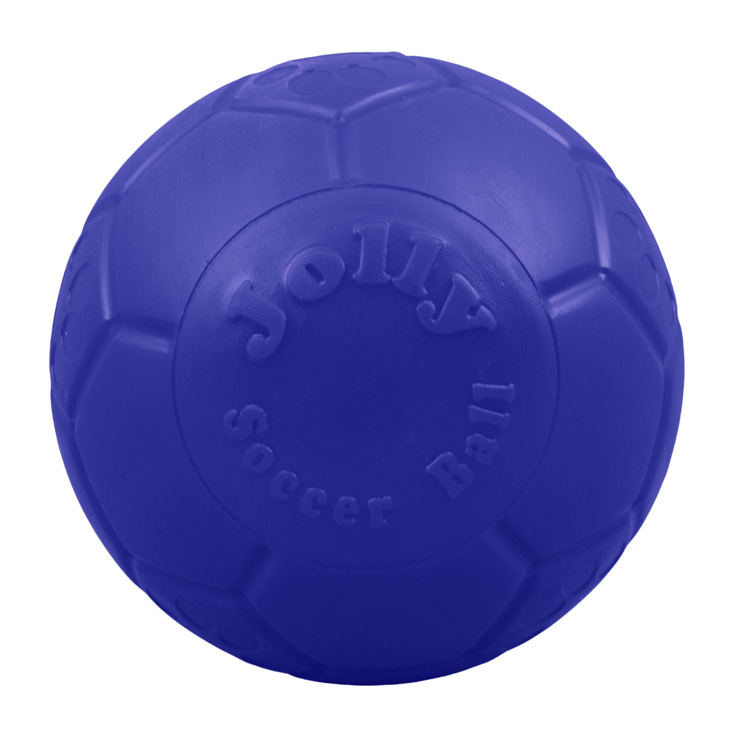 Blue Jolly Soccer Ball on a transparent background