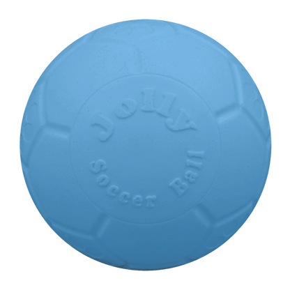 Blue soccer ball on a transparent background