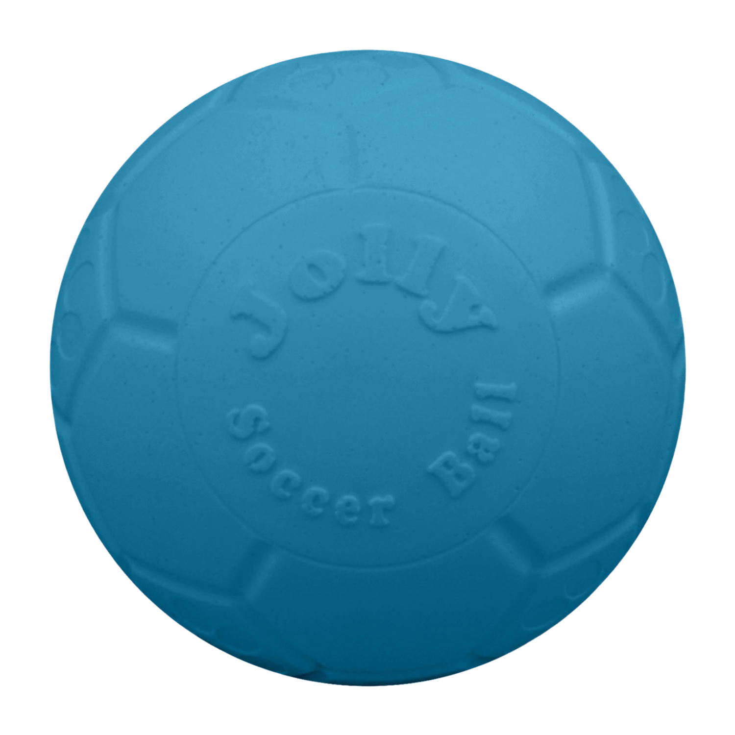 Blue Jolly Soccer Ball on a transparent background