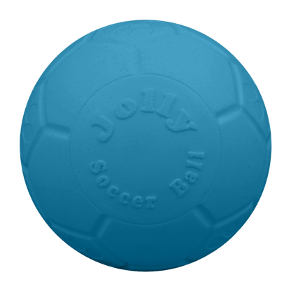 Blue Jolly Soccer Ball on a transparent background