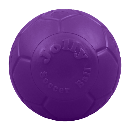 Purple Jolly Soccer Ball on a transparent background
