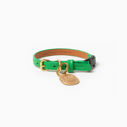 Ramona For You Spring Cat Collar in emerald green