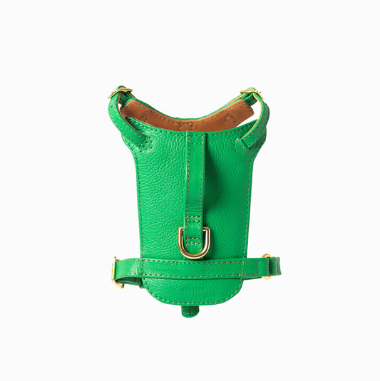 Ramona For You Spring Heritage Harness in emerald-green leather