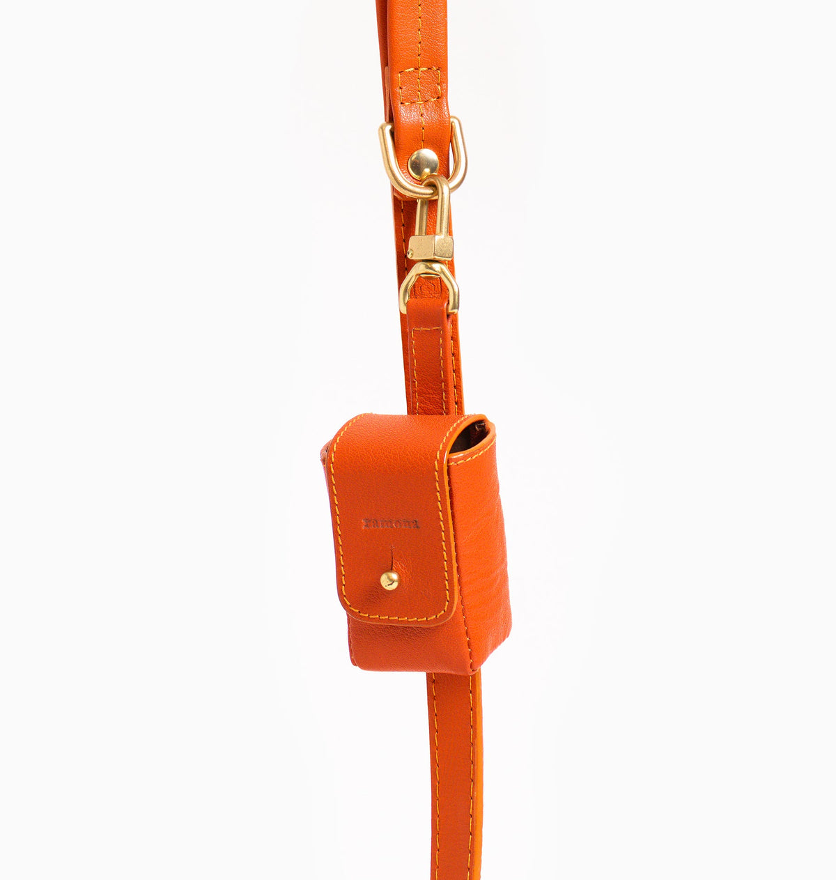 Sunset Waste Bag Pouch attached for a dog walk
