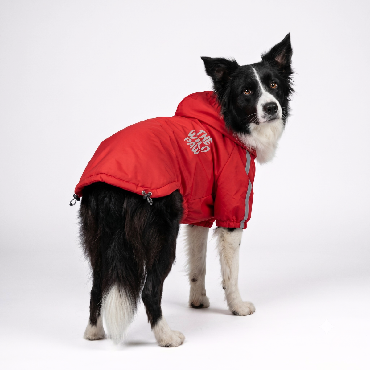 Additional view of HydroHike Coat - Red — view 2