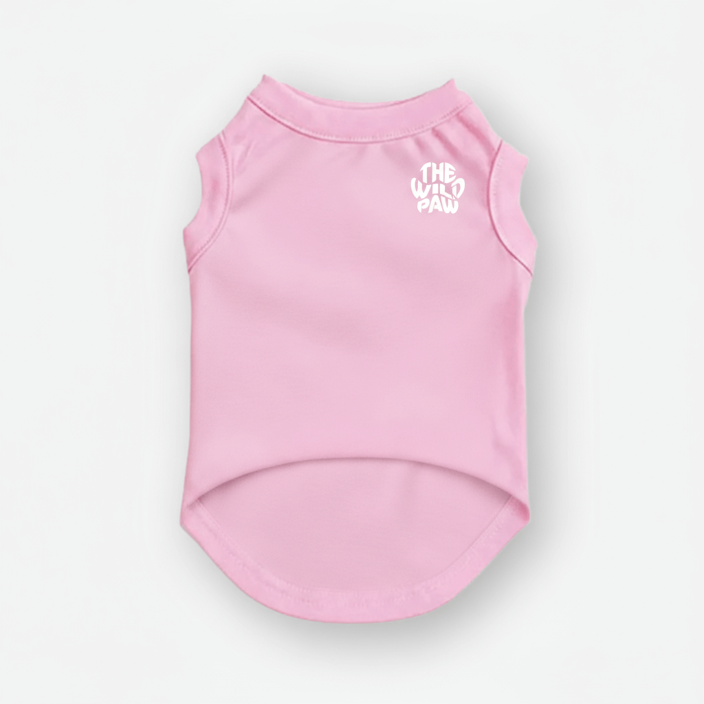 Front view of Ridge Runner Tank - Pink by The Wild Paw