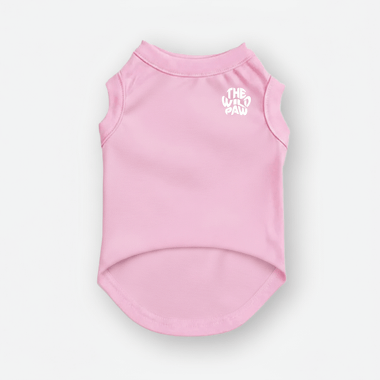 Front view of Ridge Runner Tank - Pink by The Wild Paw